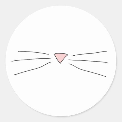 Kitty Whiskers Drawing Stickers