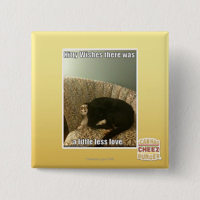 Kitty Wishes Button (Front)