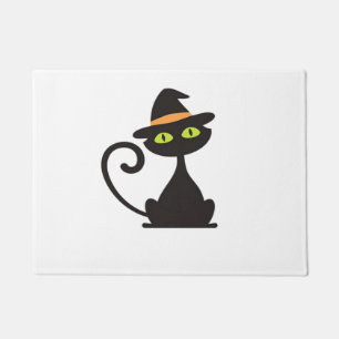 kitty witch Classic T-Shirt Doormat