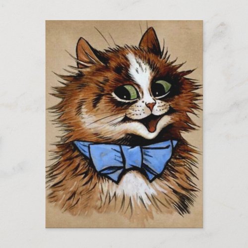Kitty with a Bow Tie Postcard