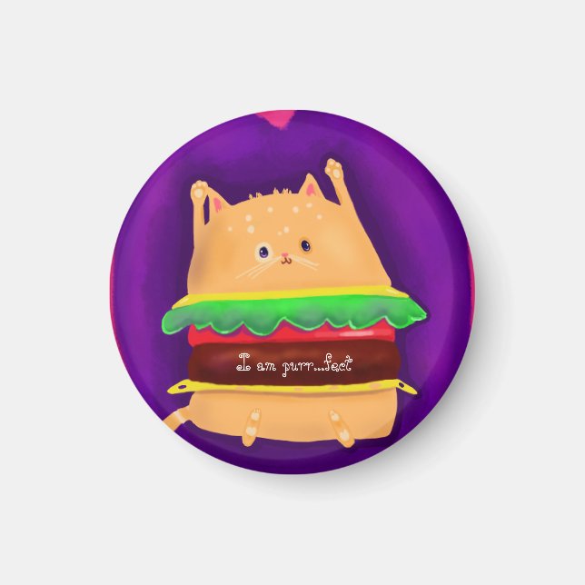 Kittyburger Magnet (Front)