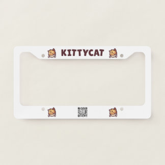 KittyCat License Plate Cover