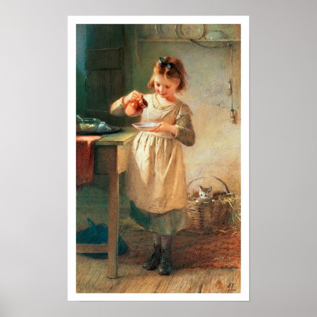 Kitty's Breakfast Poster (Front)