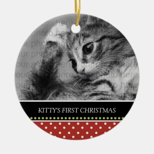 Kittys First Christmas Keepsake Ornaments