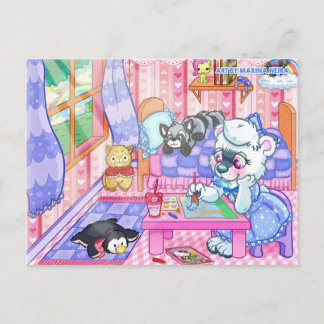 Kitty's Happy Room Postcard