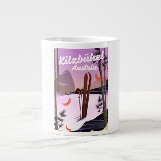 Kitzbühel Austria Giant Coffee Mug (Front)