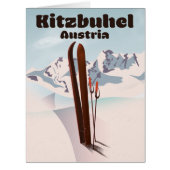 kitzbuhel Austrian ski poster (Front)