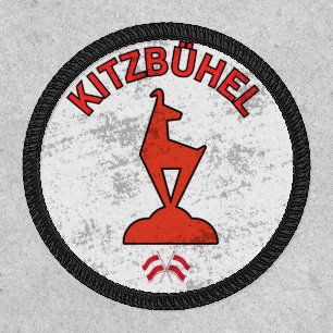 Kitzbuhel Town Austria SKI resort gifts Patch
