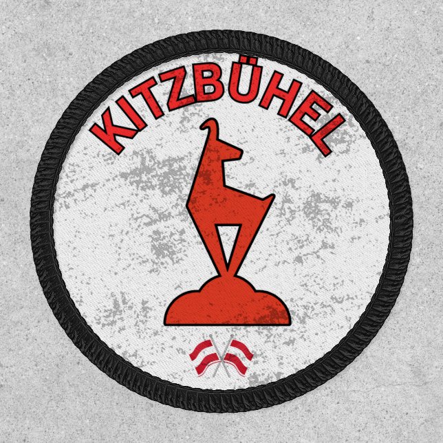 Kitzbuhel Town Austria SKI resort gifts Patch (Front)