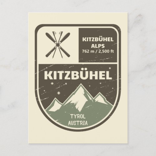 Kitzbuhel Tyrol Austria Postcard