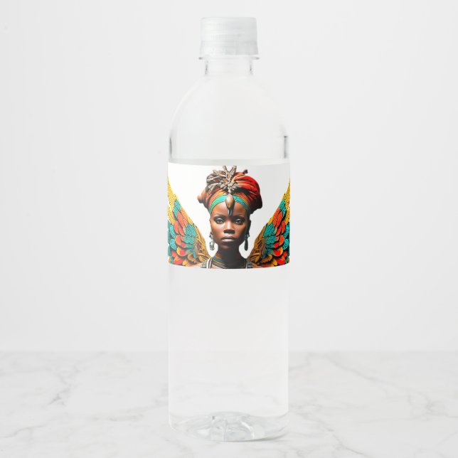 Kivuli Mambo African Fairy Water Bottle Label (Front)