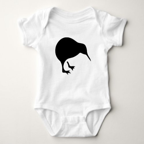 Kiwi All blacks and All Whites New Zealand gear Baby Bodysuit