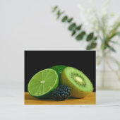 Kiwi and lime postcard (Standing Front)