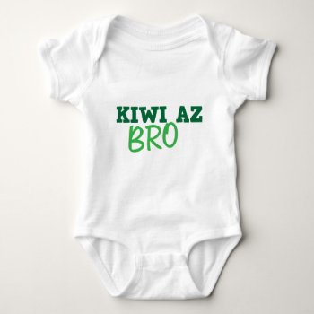Kiwi Az Bro (new Zealand) Baby Bodysuit by The_Kiwi_Shop at Zazzle