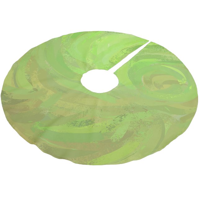 Kiwi Bash Brushed Polyester Tree Skirt (Angled)