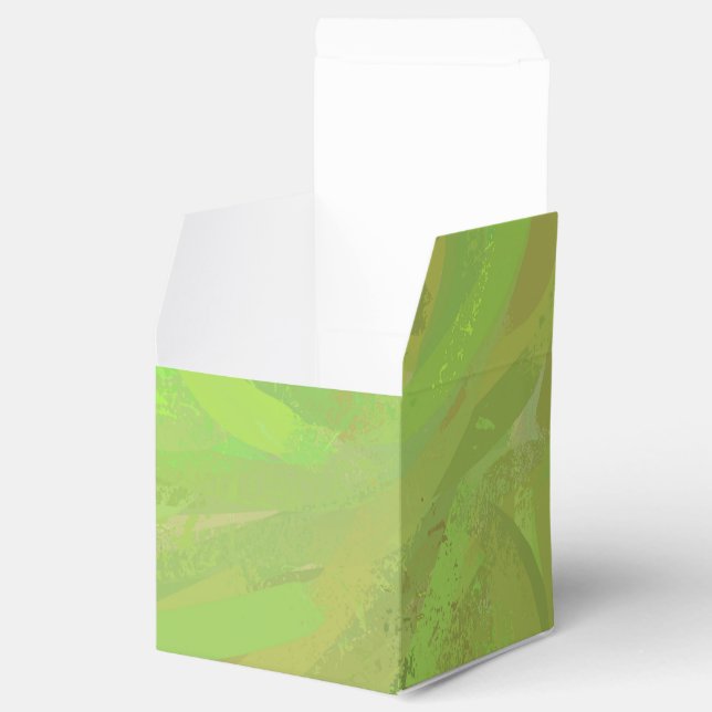 Kiwi Bash Favor Boxes (Opened)