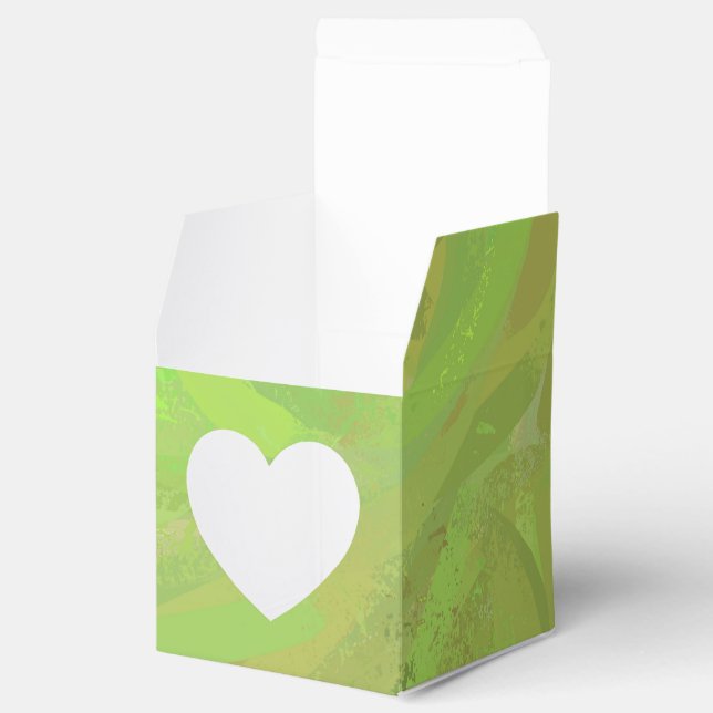 Kiwi Bash Favor Boxes (Opened)