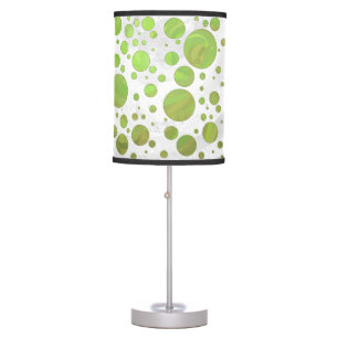 Kiwi Bash Green Polka Dot Table Lamp