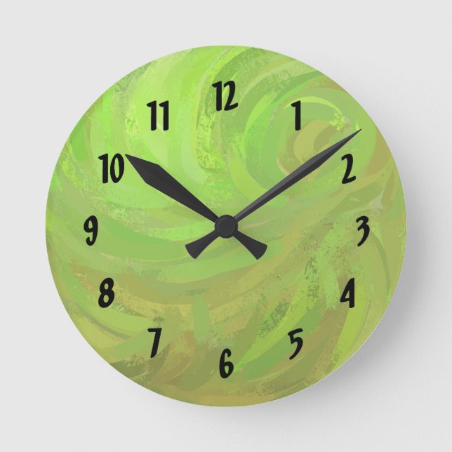 Kiwi Bash Round Clock (Front)