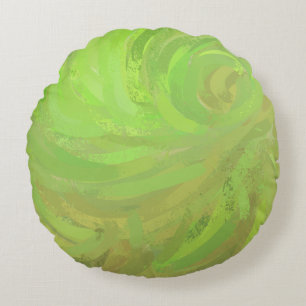 Kiwi Bash Round Pillow