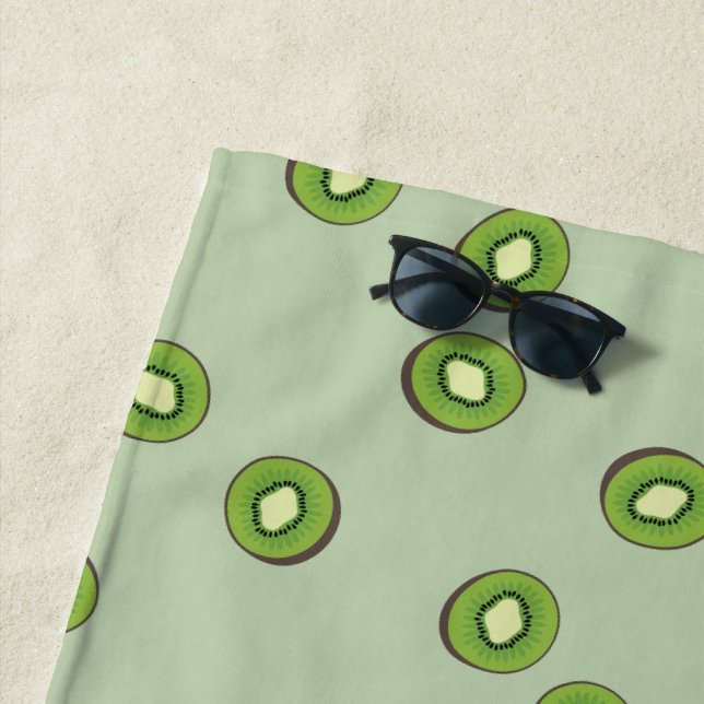 Kiwi Beach Towel (In Situ)
