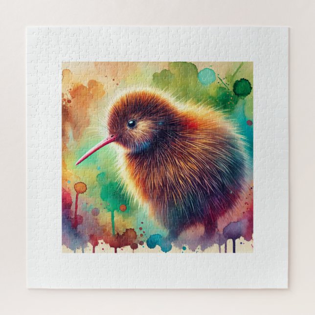 Kiwi Bird 010924AREF107 - Watercolor Jigsaw Puzzle (Vertical)