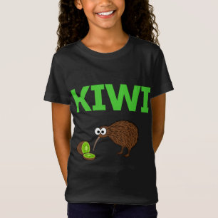 Kiwi Bird and fruit Funny Cute New Zealand Birdwat T-Shirt