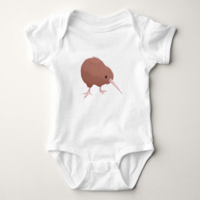Kiwi Bird Baby Bodysuit (Front)