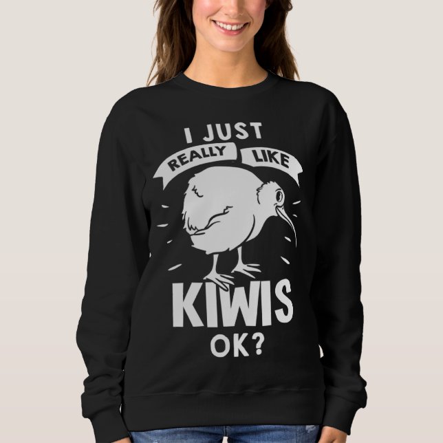 Kiwi Bird  Baby New Zealand  3 Sweatshirt (Front)