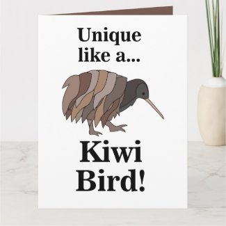Kiwi Bird Card