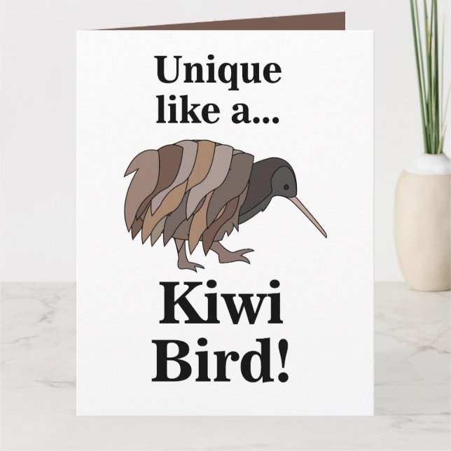 Kiwi Bird Card (Front)