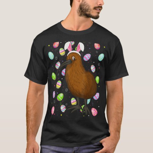Kiwi Bird   Easter Egg Funny Kiwi Bird Easter Sund T_Shirt