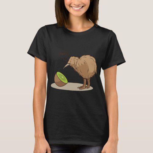 Kiwi Bird Fruit New Zealand Mama Fun T_Shirt