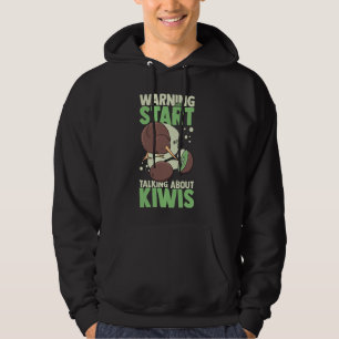 Kiwi Bird Funny New Zealand Cute Animals Hoodie