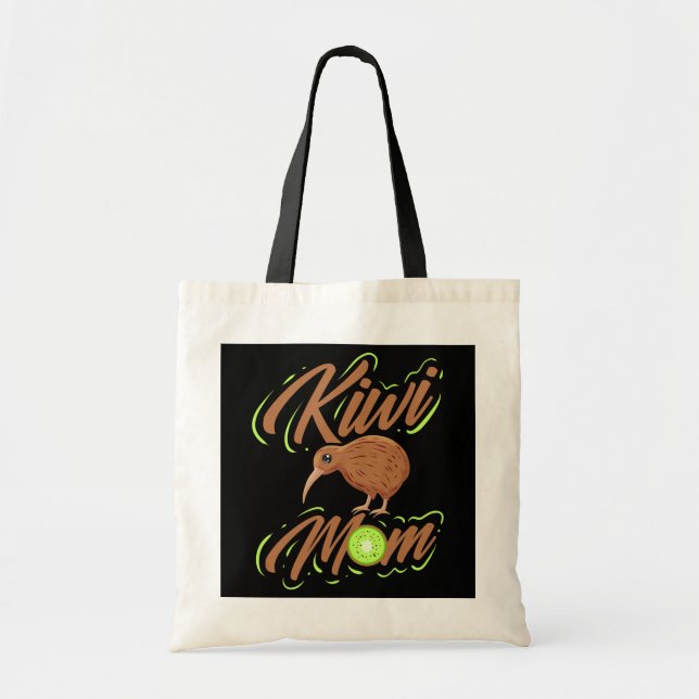 Kiwi Bird Mom New Zealand Kiwi  Tote Bag (Front)