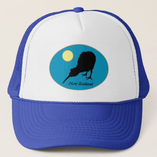 Kiwi Bird  Moon New Zealand Bro Fashion Hat