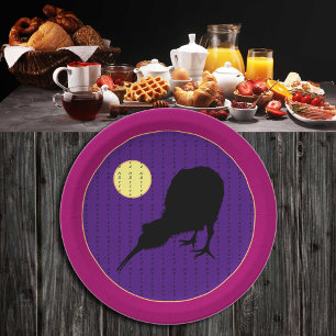Kiwi Bird & Moon - New Zealand Party / BBQ Paper Plates