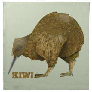 Kiwi bird New Zealand Cloth Napkin