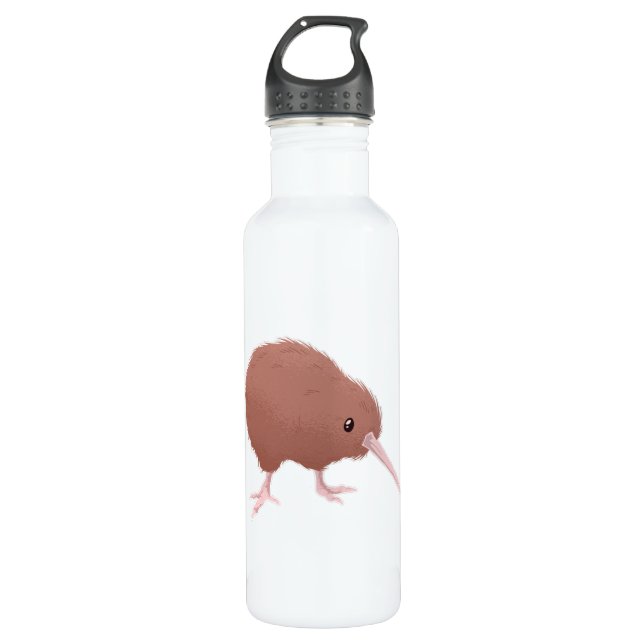Kiwi Bird Stainless Steel Water Bottle (Front)