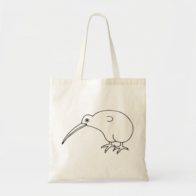 Kiwi Bird Tote Bag (Front)