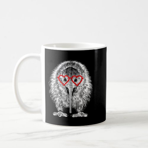 Kiwi Bird Valentines Day Bird lovers Zip  Coffee Mug