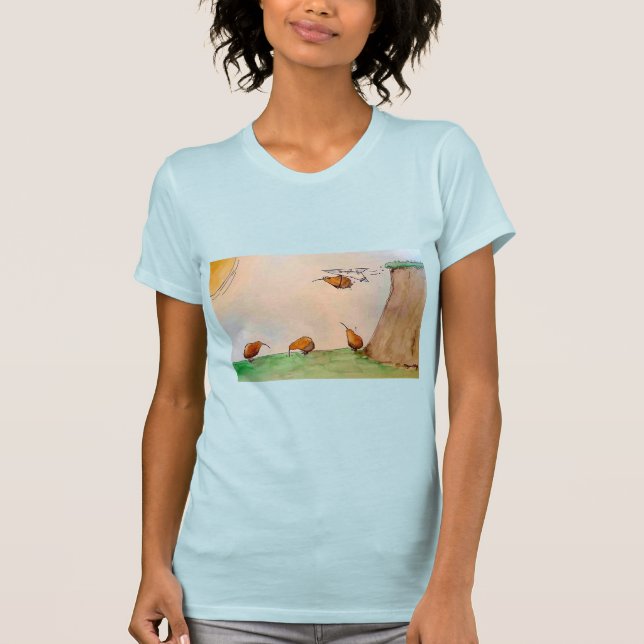 Kiwi bird women's shirt (Front)