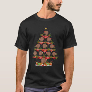 Kiwi Bird Xmas Tree Lighting Kiwi Christmas Tree T-Shirt