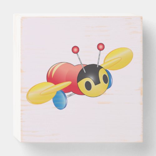 Kiwi Buzzy Bee Wooden Box Sign