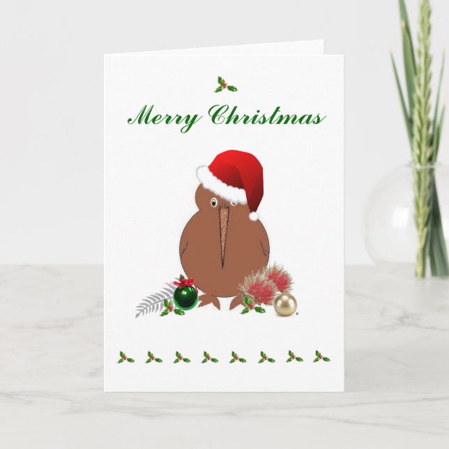 KIWI CHRISTMAS CARD (Front)