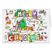 Kiwi Christmas greeting card by Nicole Janes (Front Horizontal)
