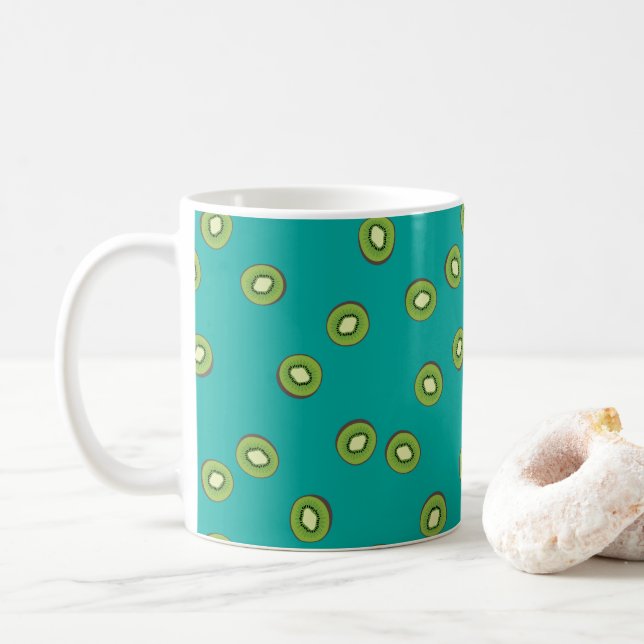 Kiwi Coffee Mug (With Donut)