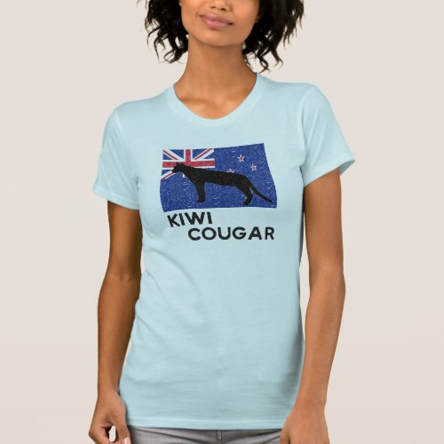 Kiwi Cougar Womens T_Shirt