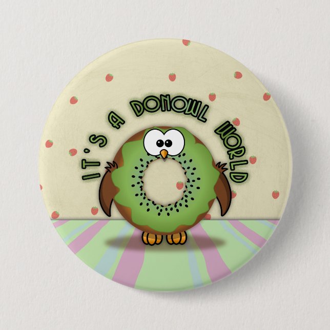 kiwi donowl button (Front)