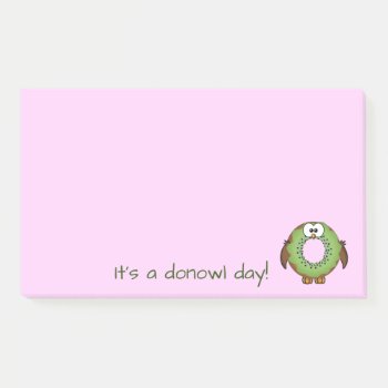 Kiwi Donowl Post-it Notes by just_owls at Zazzle